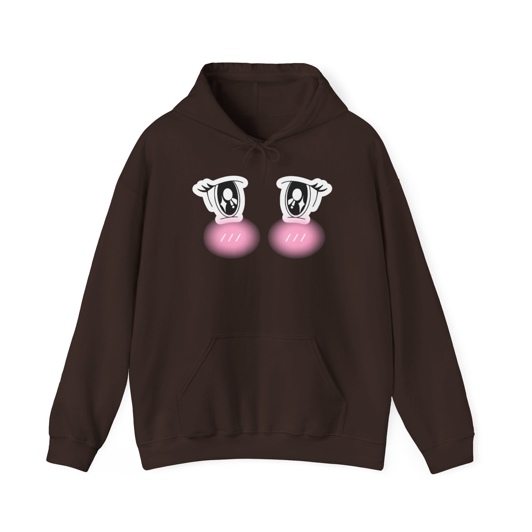 Blushing anime eyes UwU Sweatshirt