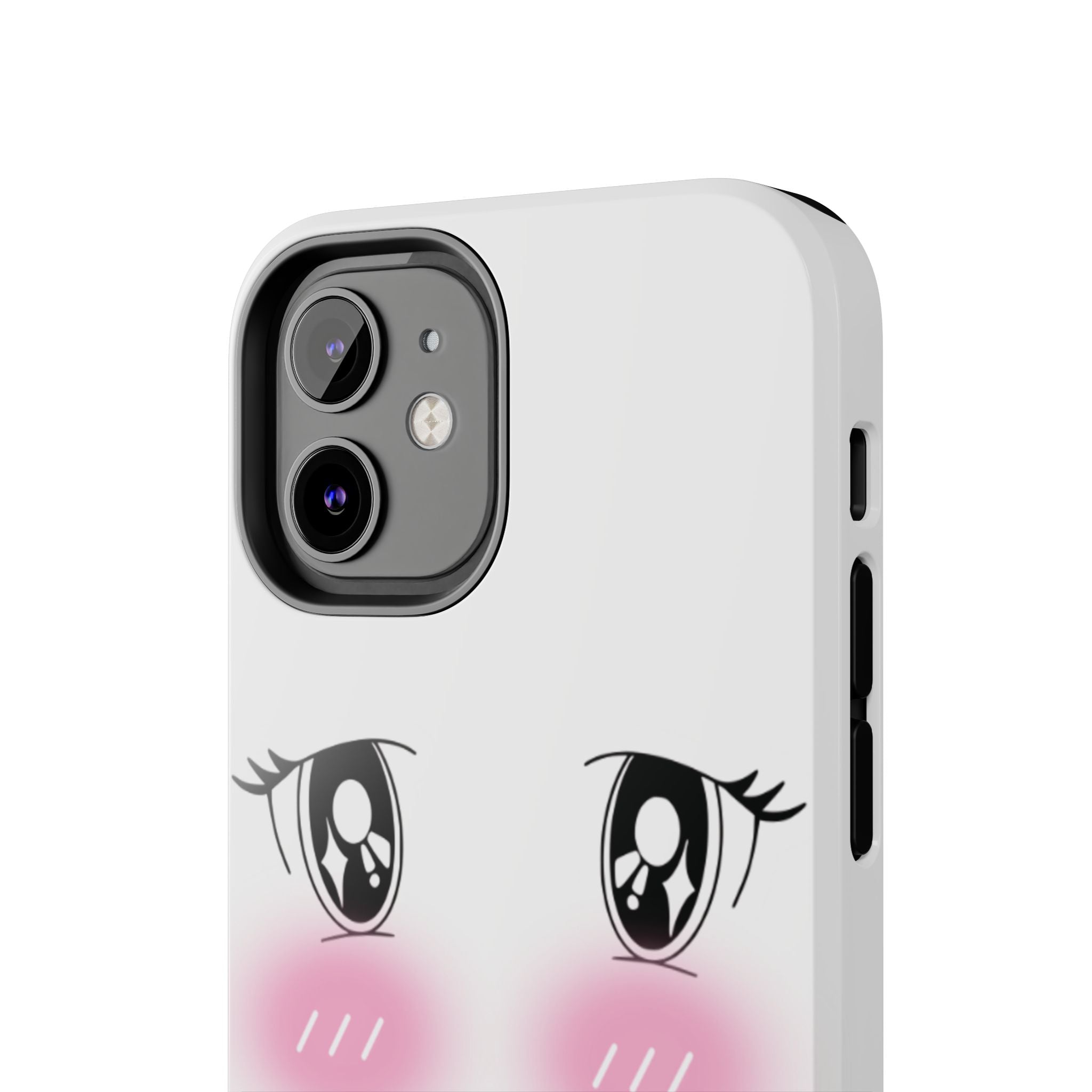 Kawaii Blushing Eyes Phone Case | Tough Phone Case
