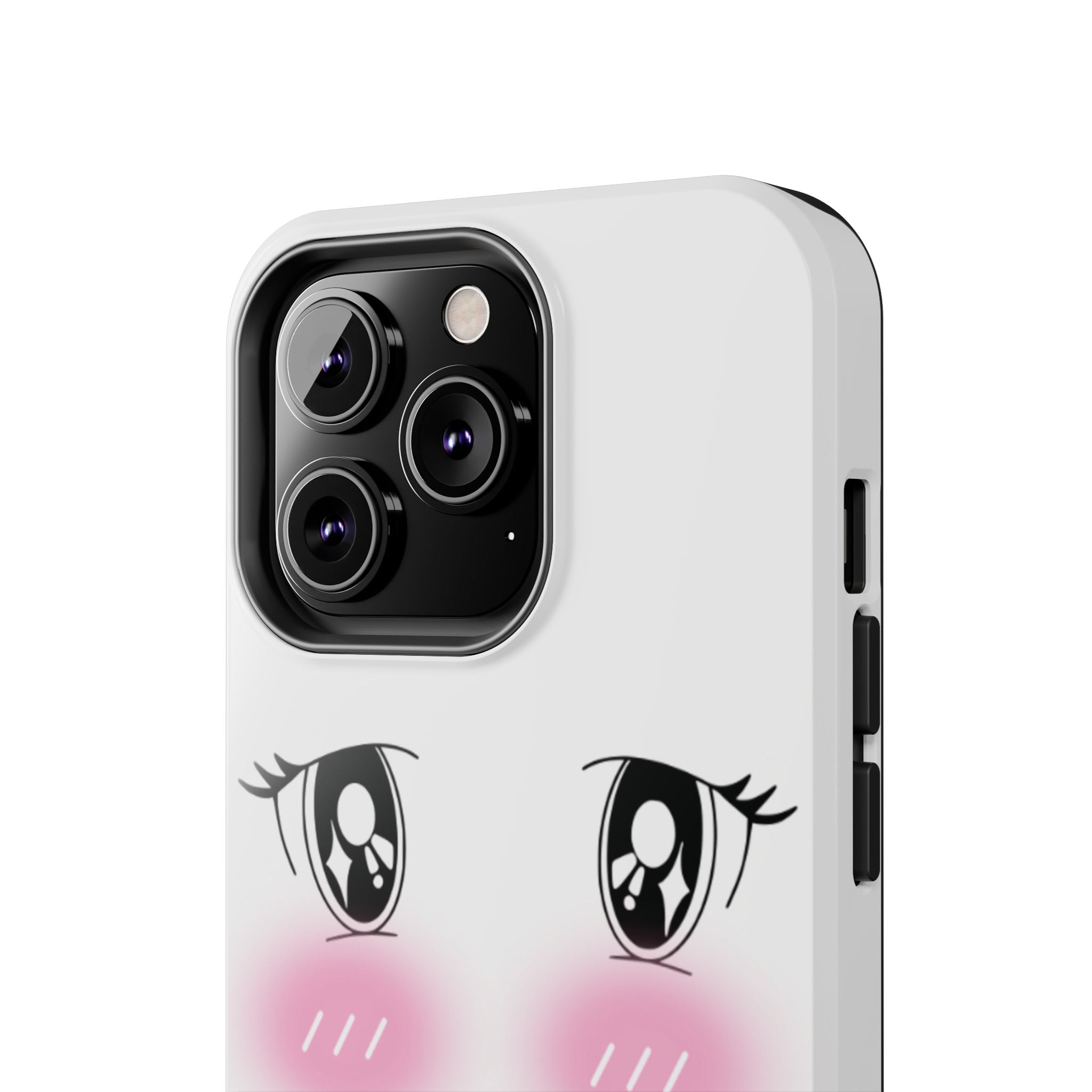 Kawaii Blushing Eyes Phone Case | Tough Phone Case