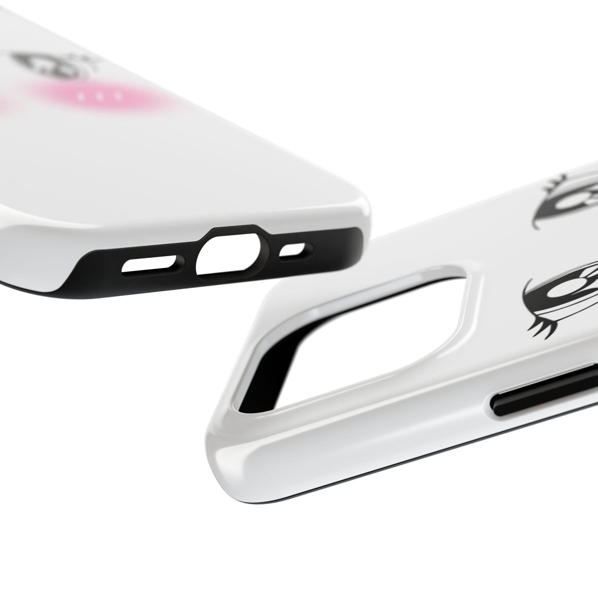 Kawaii Blushing Eyes Phone Case | Tough Phone Case
