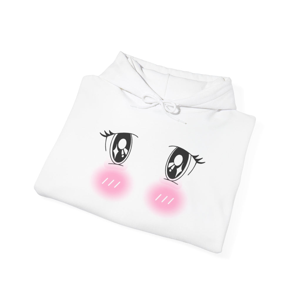 Blushing anime eyes UwU Sweatshirt