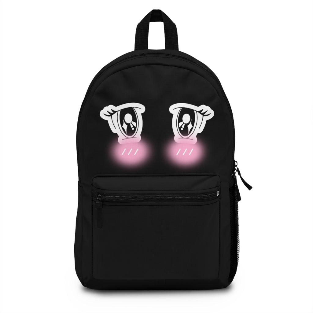 Blushing anime eyes UwU Backpack
