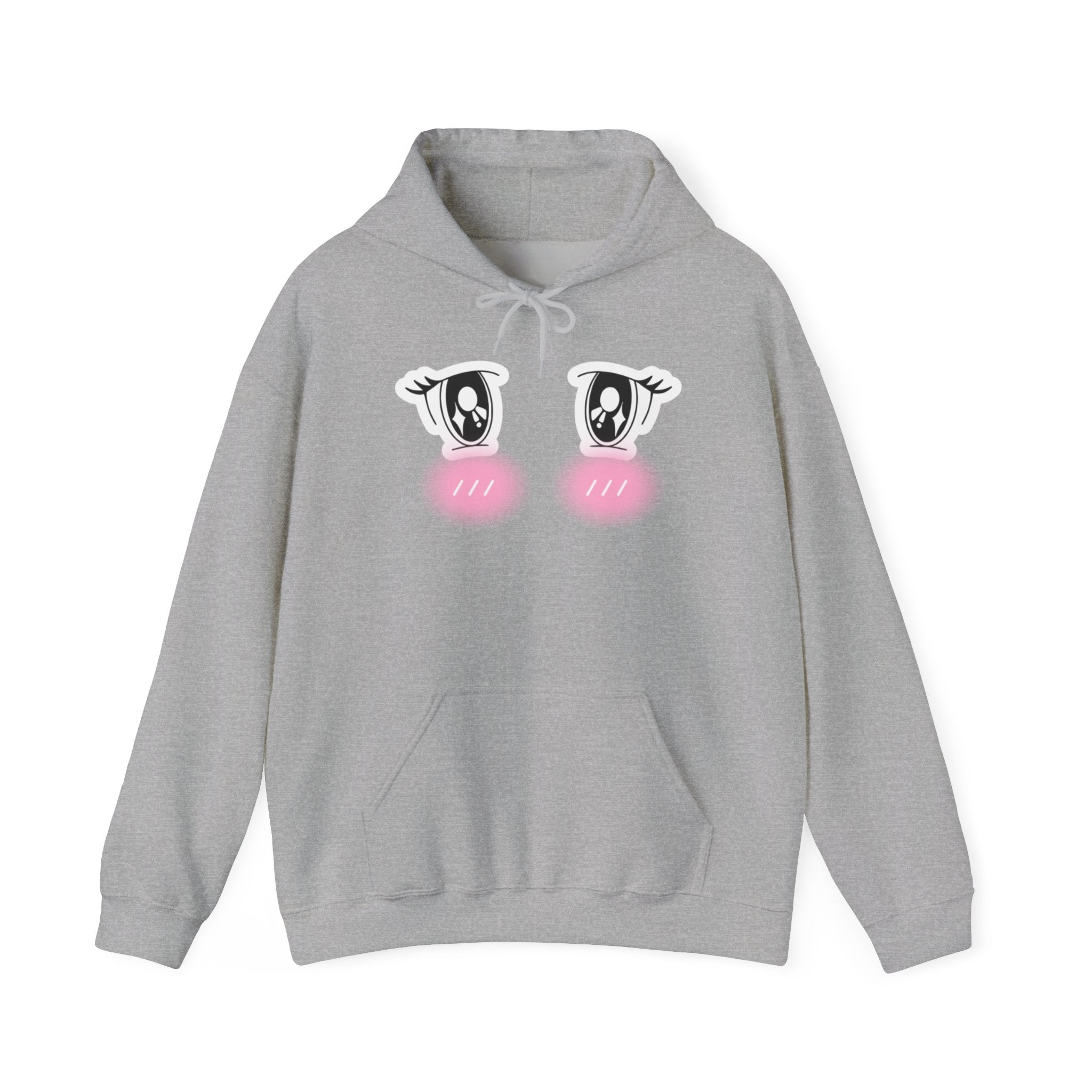 Blushing anime eyes UwU Sweatshirt