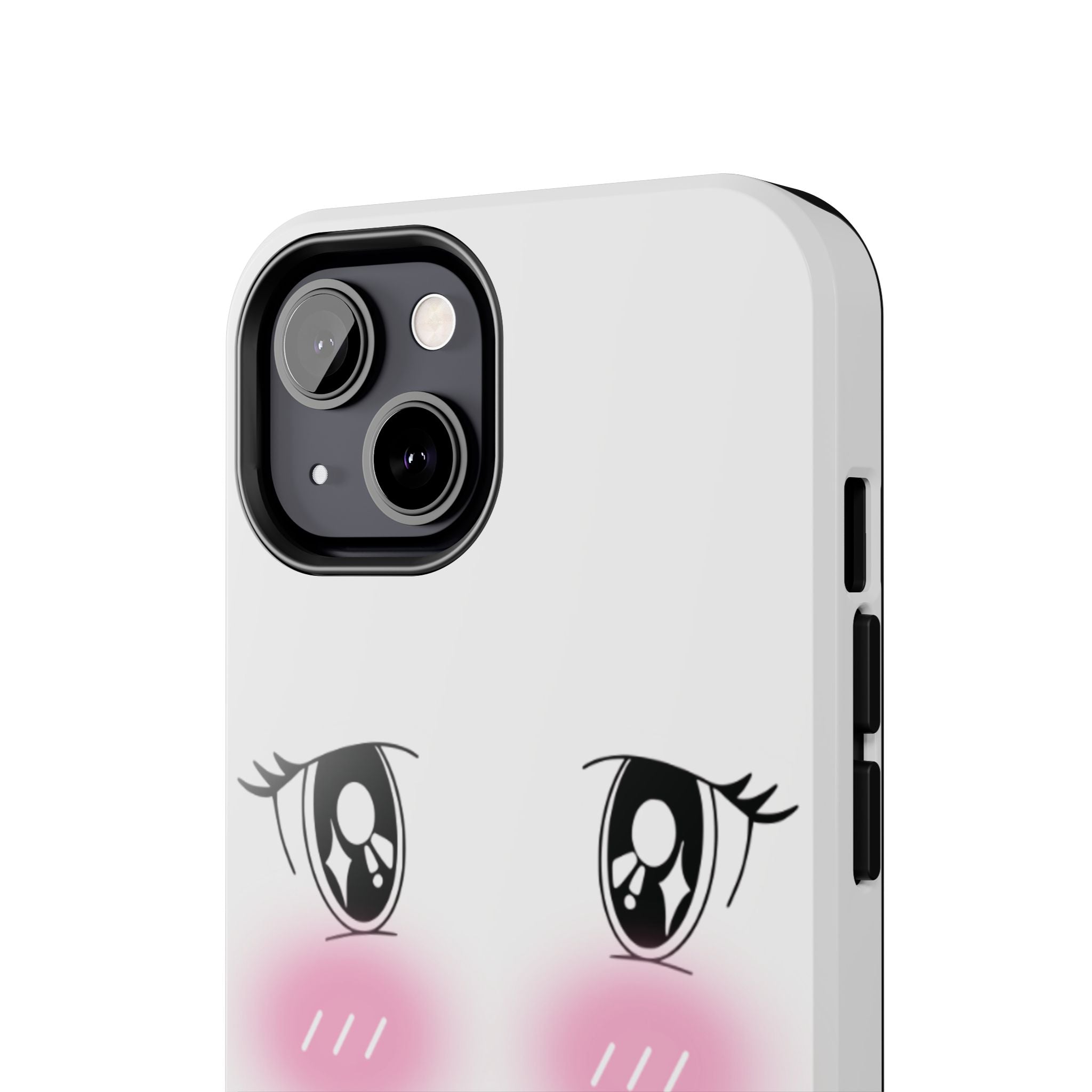 Kawaii Blushing Eyes Phone Case | Tough Phone Case