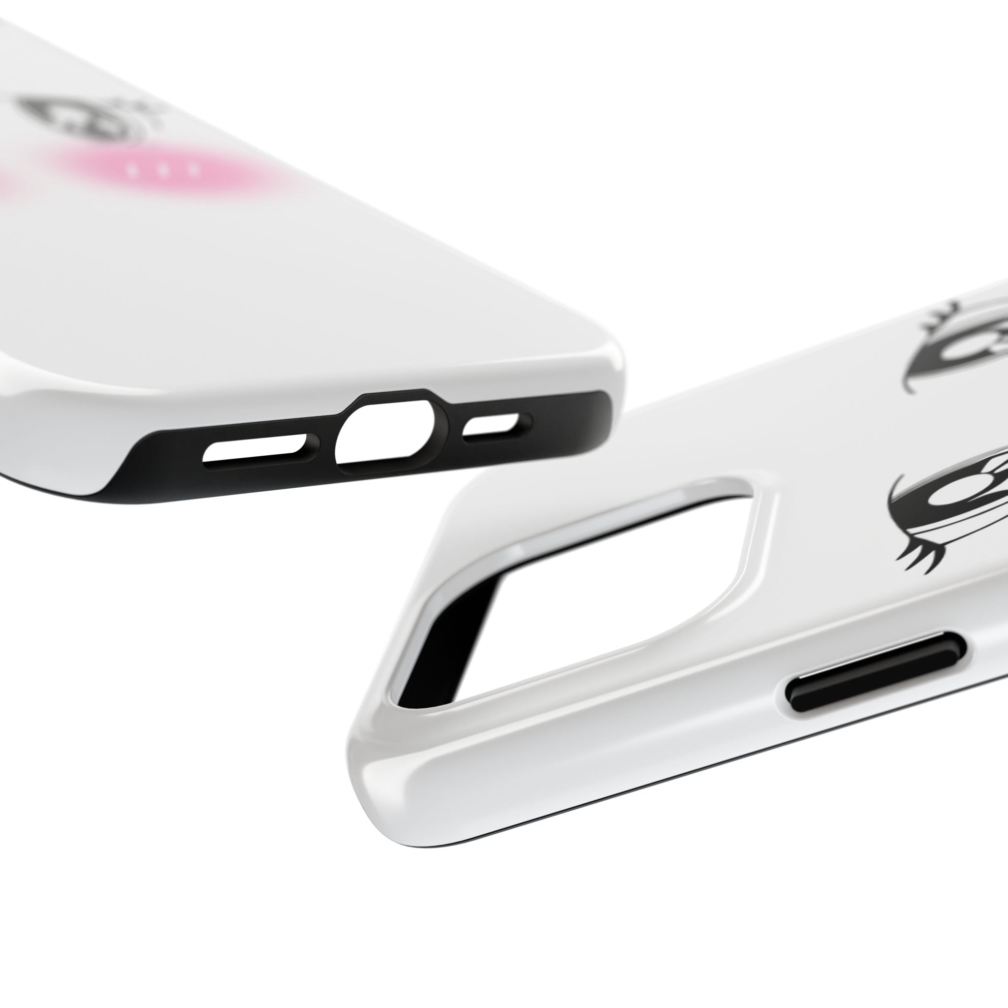 Kawaii Blushing Eyes Phone Case | Tough Phone Case