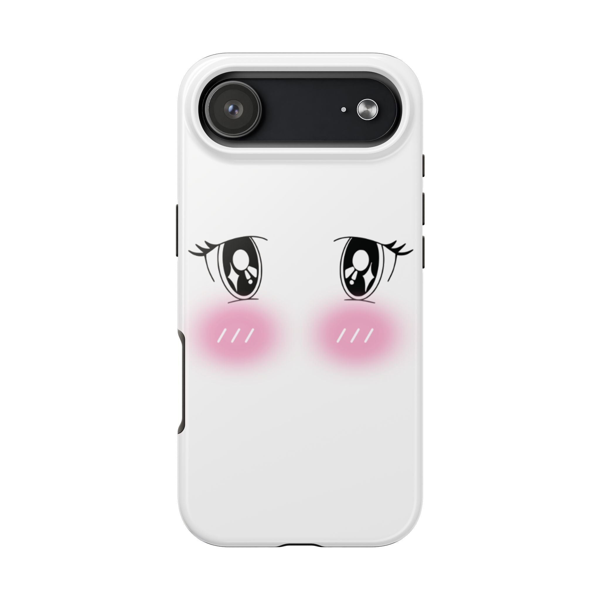 Kawaii Blushing Eyes Phone Case | Tough Phone Case