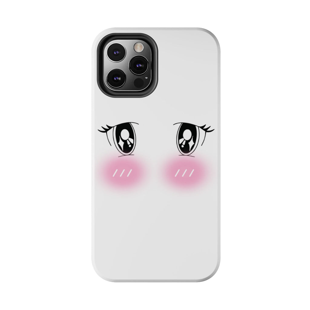Kawaii Blushing Eyes Phone Case | Tough Phone Case