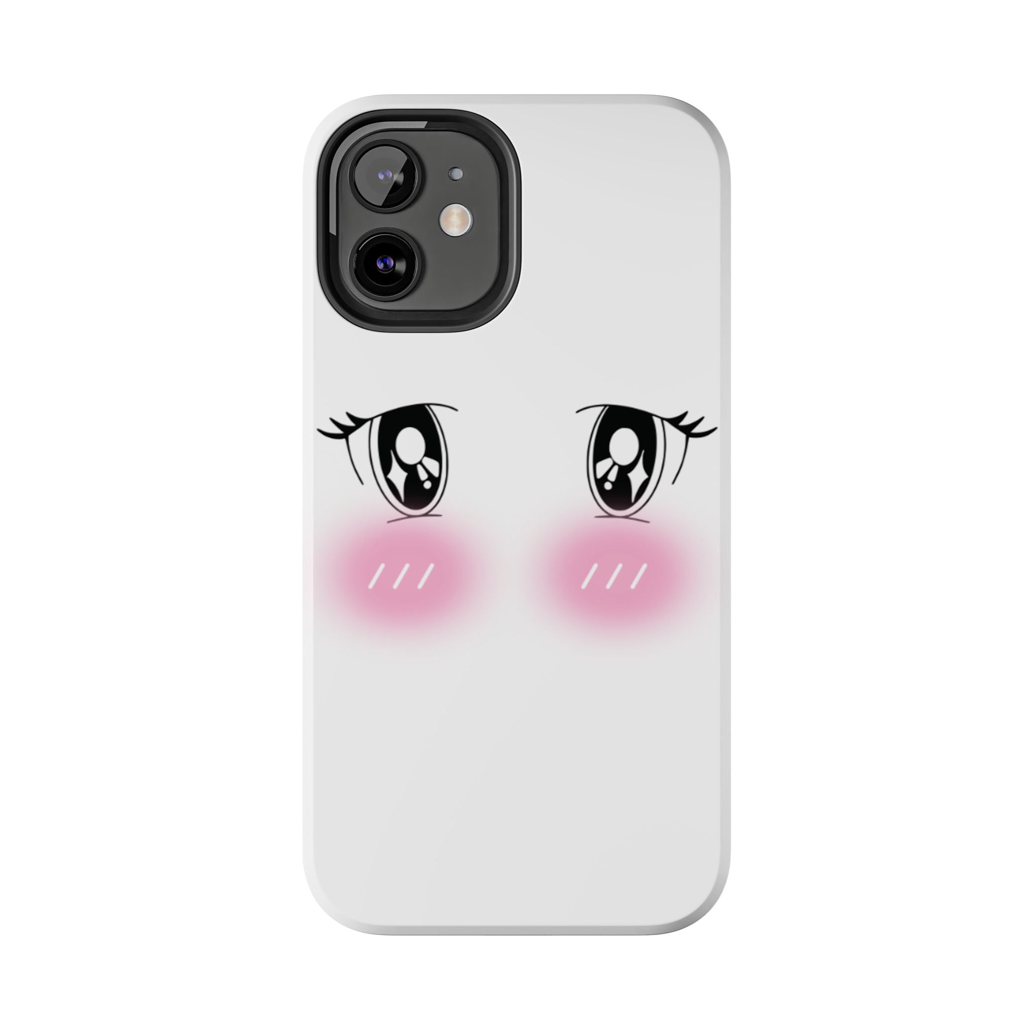 Kawaii Blushing Eyes Phone Case | Tough Phone Case