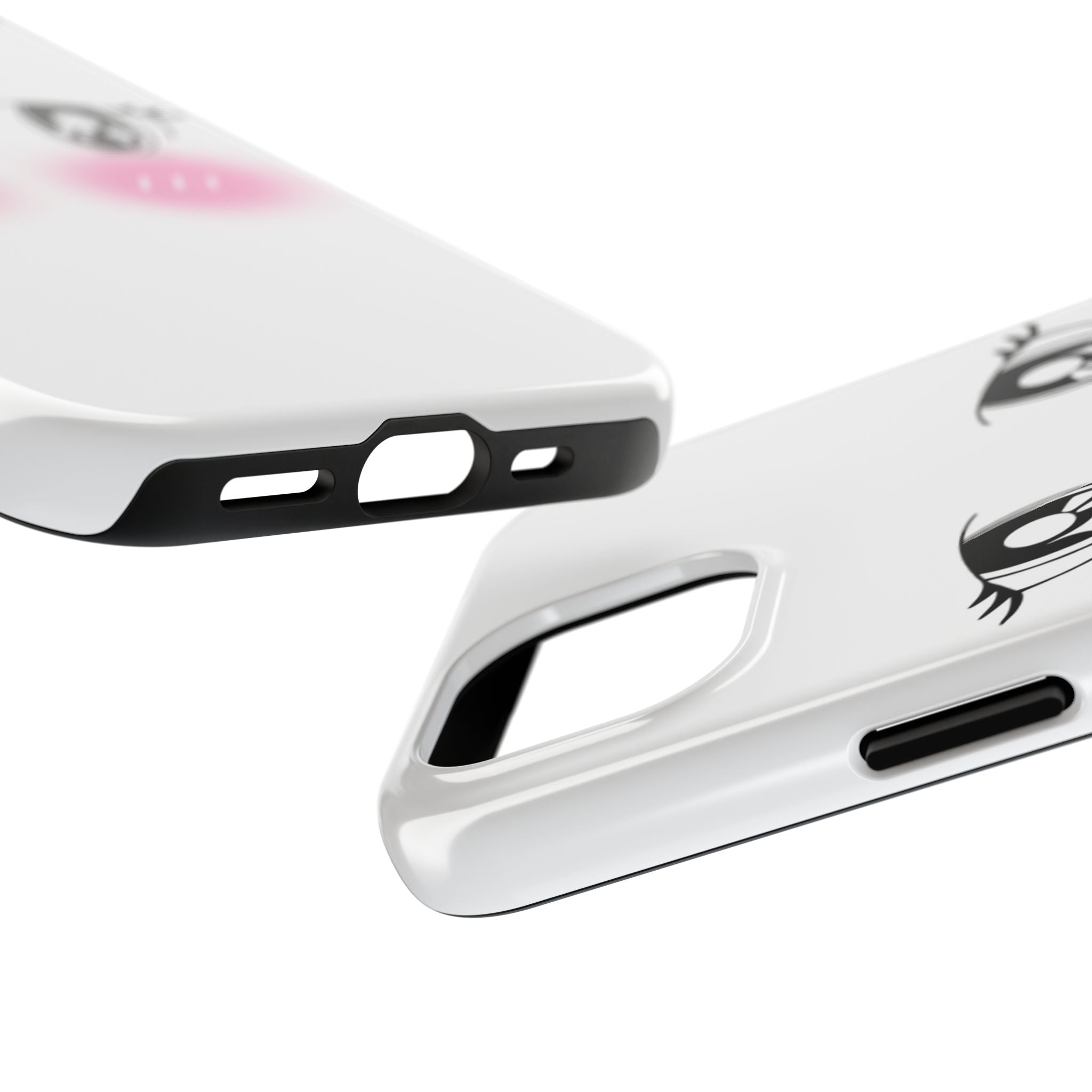 Kawaii Blushing Eyes Phone Case | Tough Phone Case