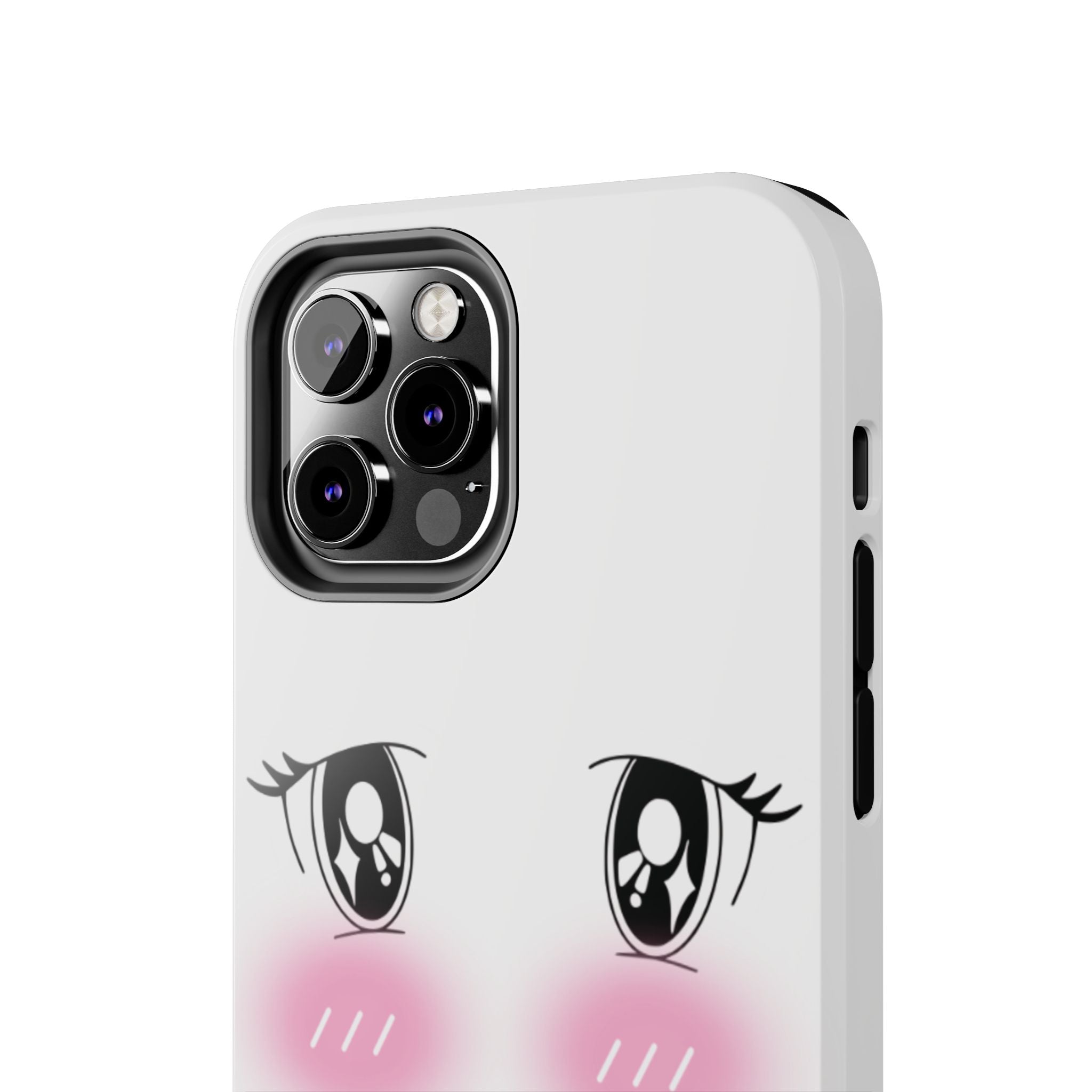 Kawaii Blushing Eyes Phone Case | Tough Phone Case