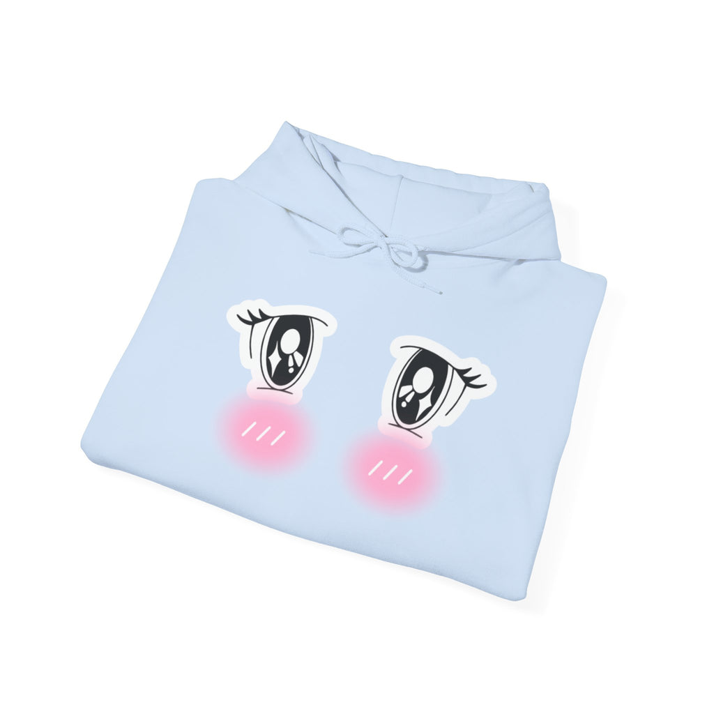 Blushing anime eyes UwU Sweatshirt