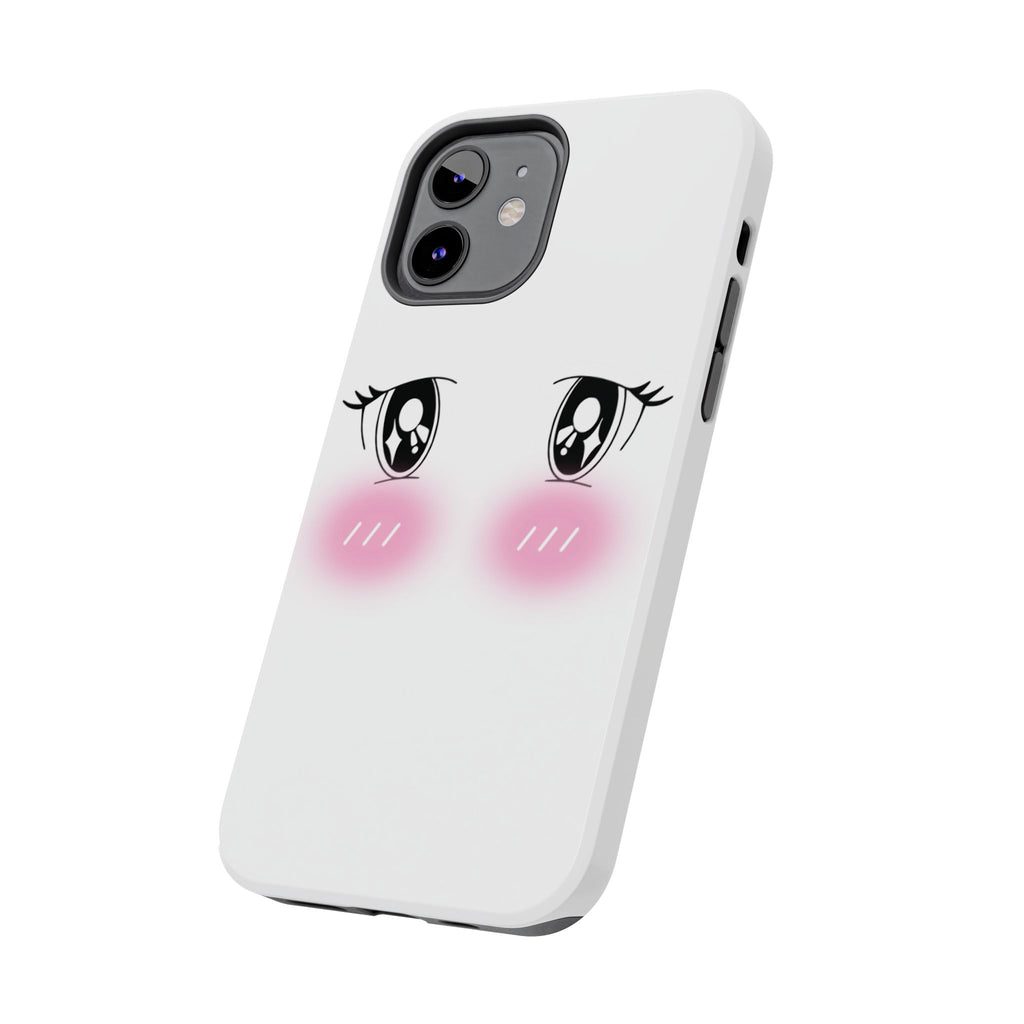 Kawaii Blushing Eyes Phone Case | Tough Phone Case